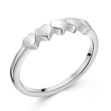MATERIA Ring Herzen 925