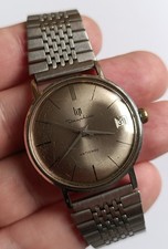 Lip Dauphine mécanique acier date vintage antichoc French watch