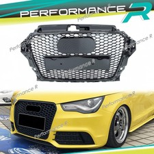 Griglia a nido d'ape singleframe nera per Audi A3 8V S3 Look 2012-2016 prefacelift