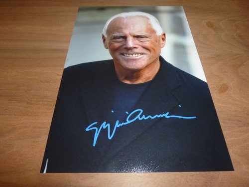 Giorgio armani signed - armani, 12x8
