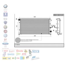 RADIATORE ACQUA MOTORE FIAT