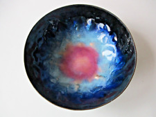 Paolo De Poli grande ciotola firmata di rame e smalti anni '50