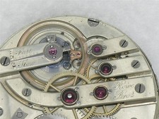ANTICO MOVIMENTO E QUADRANTE 43 MM ROWE BROS, CHICAGO 21 JEWEL SWISS LECOULTRE BRIDGE