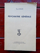 Paul Giraud Psychiatrie Generale Le Francois Editeur Paris 1950 Intonso Medicina