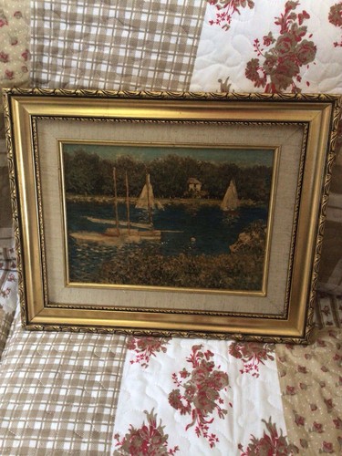 Quadro vintage claude monet - vintage,