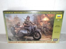 ZVEDA 1/35 GERMAN MOTORCYCLE