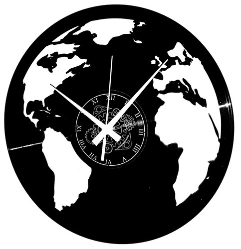 Orologio parete fatto a - parete,