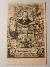 Biella - 20 Settembre 1927 - A Quintino Sella nel I° Centenario.
