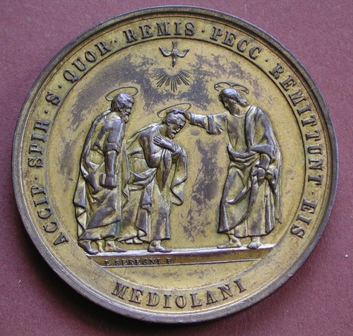 Medaglia giubileo sacerdotale - medaglia,