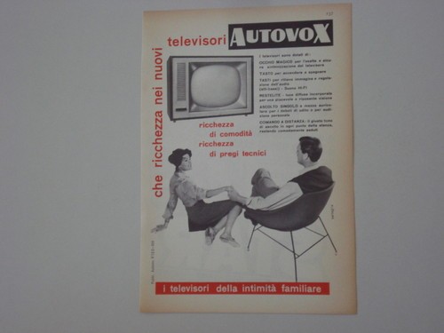 Advertising pubblicità 1959 - pubblicità,