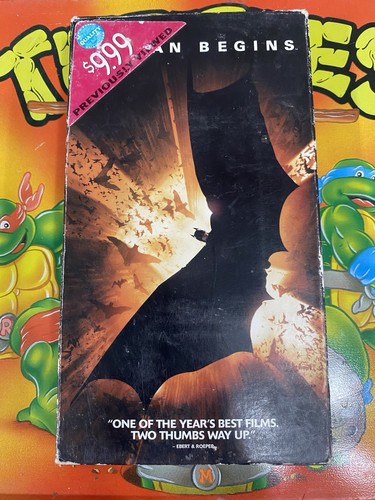 Batman begins vhs 2005 - batman,