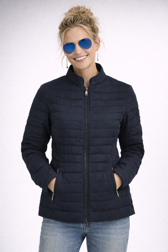 Giubbino donna virginiablu zip - virginiablu,
