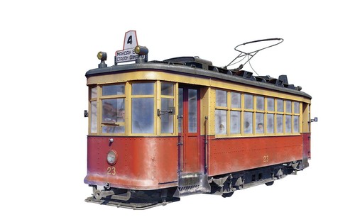 Miniart tram sovietico - miniart,