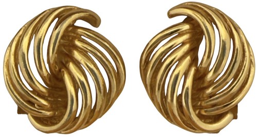 Orecchini clip nodo vintage