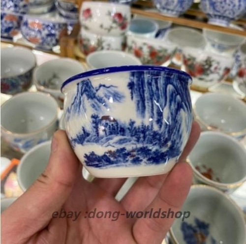 Tazza porcellana cinese - 3", blu