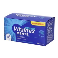 Vitalmix Energia Mente Integratore Alimentare Stanchezza Mentale, 14 Flaconcini