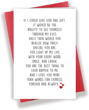 Biglietto d'amore romantico