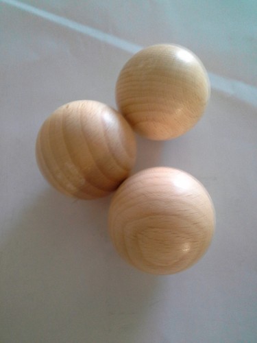 Sfere legno faggio da 4 - di,