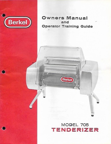Berkel model 705 tenderizer - 705,