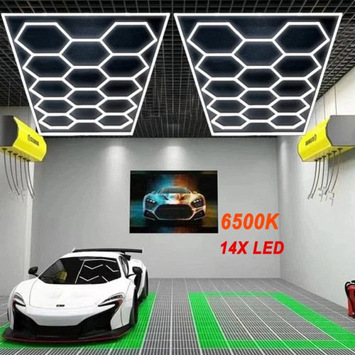 14x lampada led esagonale tubi - 14x,