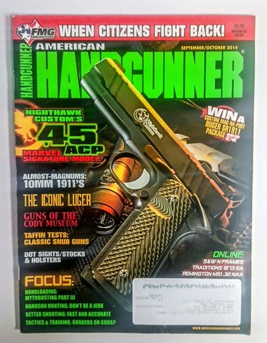 American handgunner magazine - american,