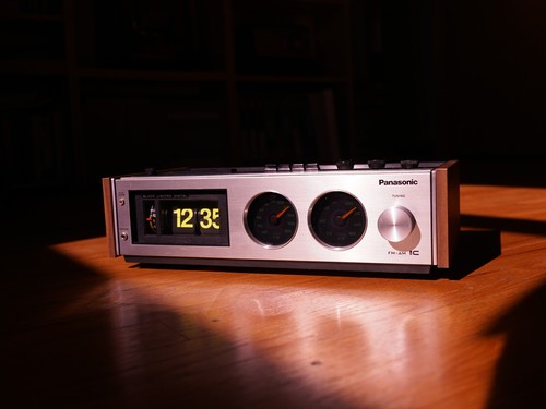Panasonic flip clock dator - clock,