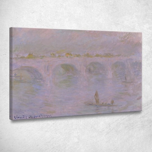 Ponte waterloo londra claude - a,