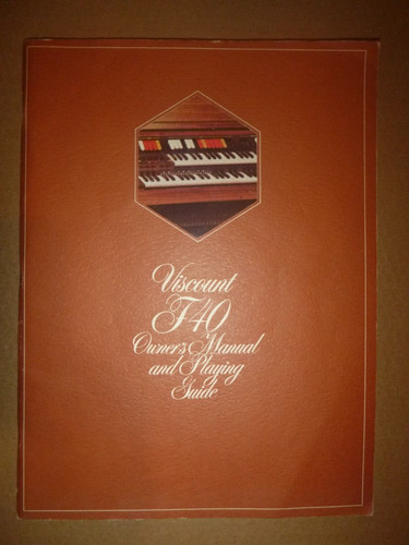 Manuale proprietario organo