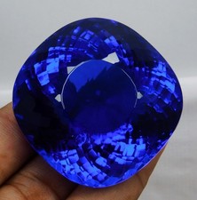 Cuscino tanzanite blu naturale - tanzanite,