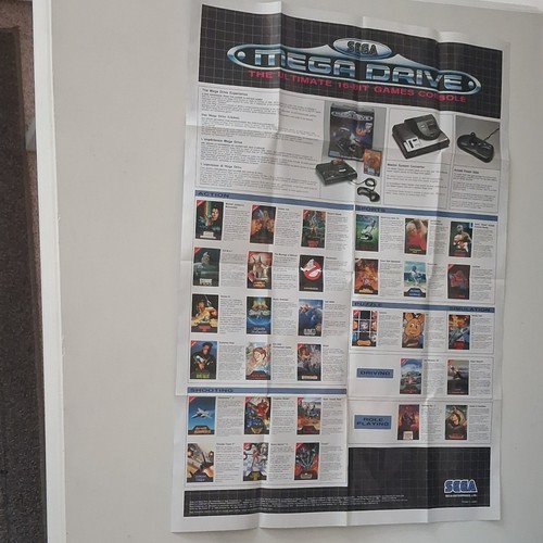 Sega mega drive poster - sega,