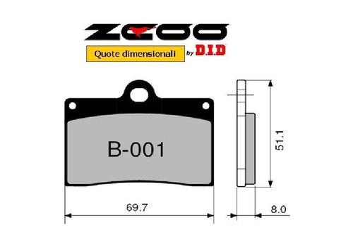 Pastiglie freno zcoo - freno,
