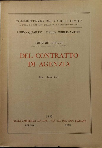 Commentario del codice civile - del,