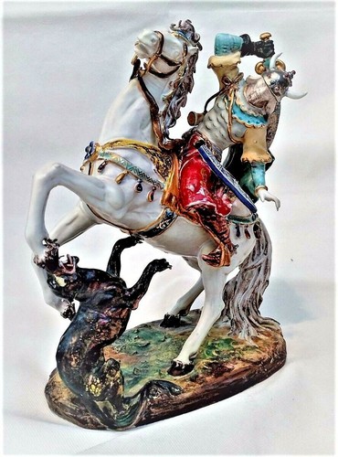 Warrior viking horse - warrior, on