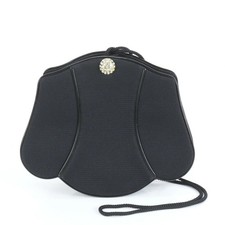 Borsa a tracolla Yves Saint Laurent in pelle nera vintage autentica