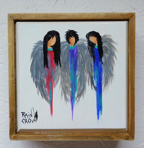 Trio angeli cornice - di,