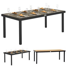 Outsunny Tavolo da Pranzo da