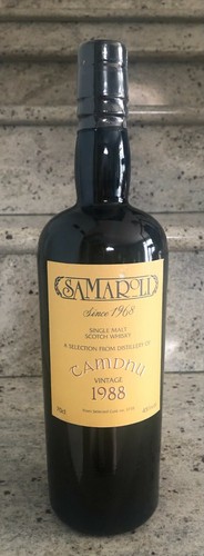 Whisky samaroli camdhu 1988 - whisky,