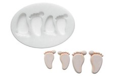 STAMPO PIEDI BIMBO SILICONE