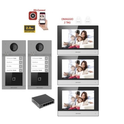 Kit videocitofono hik - videocitofono,