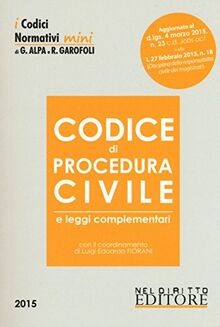 Codice procedura civile - procedura,