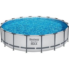 BESTWAY PISCINA FUORI TERRA AUTOPORTANTE CON STRUTTURA RIGIDA TONDA 549 X 122 CM