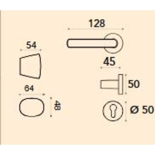 Kit hotel per porte battenti - kit,