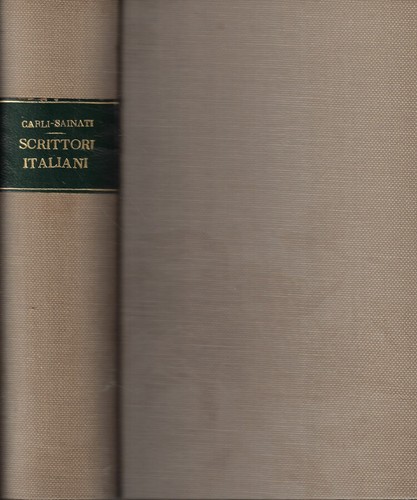 Scrittori italiani vol - vol.,