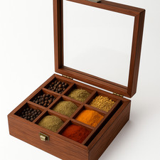 Scatola porta spezie cucina - , in