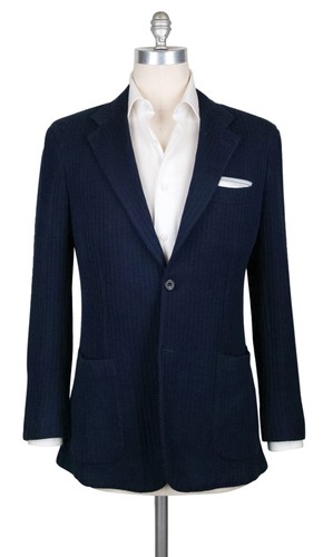 Giacca sportiva kiton blu navy - sportiva,