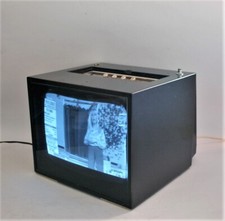FROM 1968 ATLANTIC KIKO VINTAGE TELEVISION – FIRST BLACK CUBE - SPACE AGE -WORKS
