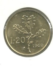 REPUBBLICA ITALIANA 20 LIRE