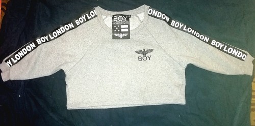 Felpa corta donna boy - donna, london