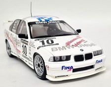 Modellino auto scala pressofuso UT 1/18 BMW 320d e36 Nurburgring 24H bloccato Duez ecc #10