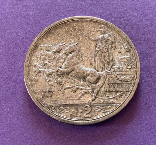 Italia regno lire 1917 - 2,